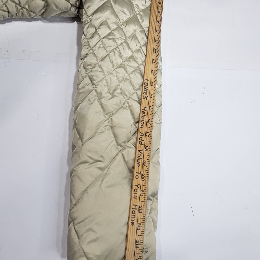 Roper Women's Beige Quilted Puffer Jacket with Faux Fur Hood - Picture 12 of 12